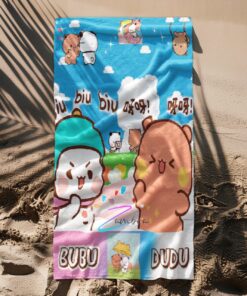 Toalla De Baño Ositos Dudu Y Bubu Regalos Cool De Tendencia!